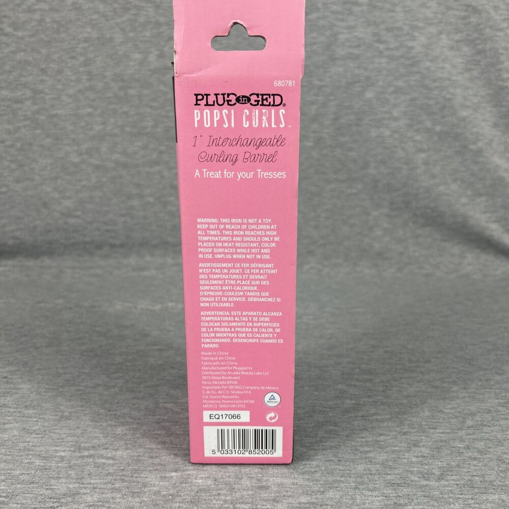 Plugged In Popsi Curls Interchangeable Curling Iron 1"  Barrel  ( T - 28 series) - Picture 4 of 12